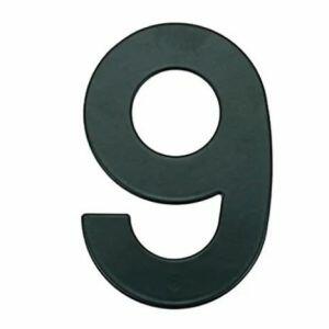 Número 9 para Residência Preto Bemfixa