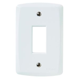 Placa 4"x2" Tramontina Lux2 1 Módulo Branca Vertical