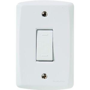 Conjunto Interruptor Lux2 1 Módulo Paralelo 10A Branco Tramontina