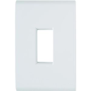 Placa 4"x2" Tramontina Liz 1 Módulo Branca Vertical