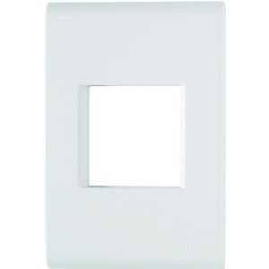 Placa 4"x2" Tramontina Liz 2 Módulos Branca Horizontal/Vertical