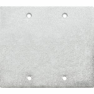Placa 4"x4" Cega Tramontina Cromada