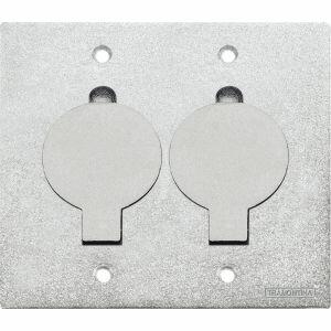 Placa 4"x4" Tampa de Unha Redonda Cromada Tramontina