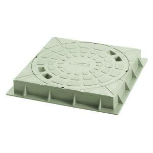 Tampa 300mm para Caixa Gordura Elétrica Inspeção Branco Quadrado Amanco Tampa 300mm para Caixa Gordura Elétrica Inspeção Branco Quadrado Amanco
