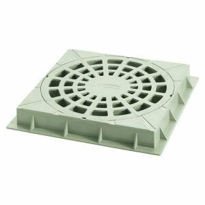 Tampa 300mm Grelha para Caixa Areia Pluvial Branco Amanco Tampa 300mm Grelha para Caixa Areia Pluvial Branco Amanco