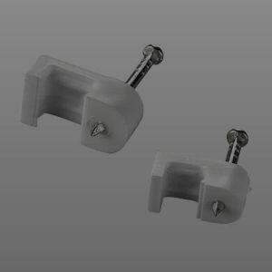 Fixador de Fios Paralelos 4mm Marrom 20 Peças Bemfixa Fixador de Fios Paralelos 4mm Marrom 20 Peças Bemfixa