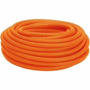 Eletroduto Corrugado 25mm Pvc Flex Reforcado Laranja 50mts Amanco