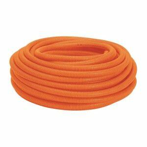 Eletroduto Corrugado 32mm Pvc Flex Reforcado Laranja 25mts Amanco