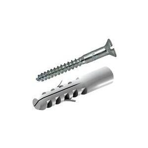 Bucha Universal com Parafuso 10mm BX6 Cabeça Chata 4 Peças 3739 Bemfixa Bucha Universal com Parafuso 10mm BX6 Cabeça Chata 4 Peças 3739 Bemfixa