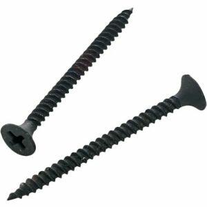 Parafuso de Ferro para Drywall Bemfixa 3,5x45mm Cabeça Chata Preto 10 Peças