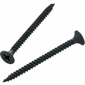 Parafuso de Ferro para Drywall Bemfixa 3,5x25mm Cabeça Chata Preto