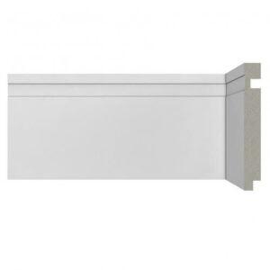 Rodapé Poliestireno Moderna 493 12cmx2,4m Branco Santa Luzia
