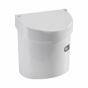 Lixeira de Plástico para Pia Brinox Retro 2,7L Branca