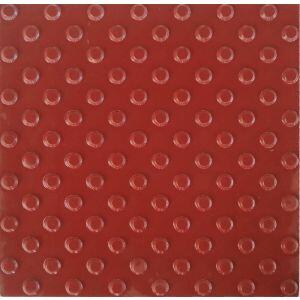 Lajota Alerta Bola 45x45 Vermelha Machado Pré-Moldados