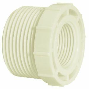 Bucha Redução 1x3/4" Pvc Roscavel Branco Amanco Bucha Redução 1x3/4" Pvc Roscavel Branco Amanco