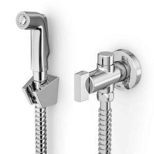 Ducha Higiênica Com Registro 1/2" E 3/4" Flow Cromado C/deriv Celite