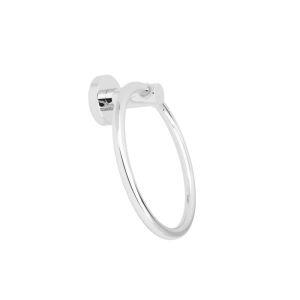 Porta Toalha Argola Sevilha Cromado Addra