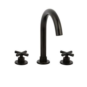 Torneira Misturador para Banheiro de Mesa Bica Alta 1/2" Trento Preto Addra