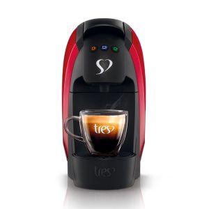 Cafeteira Espresso Luna Vermalha 127V - TRES 3 Corações