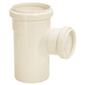 Tee com Redução 150x100mm Pvc Esgoto Branco Amanco