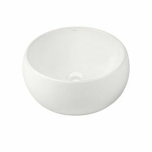 Cuba para Banheiro de Apoio Louça Redonda Branca 39cm Addra