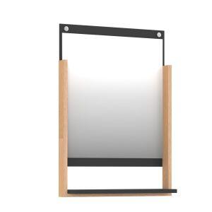 Espelheira para Banheiro MDF/MDP Bayo Plomo/Parquet 48cm C-Linea