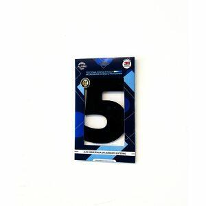 Numero Residencia 13cm Acm 5 Preto Kami Acrilicos