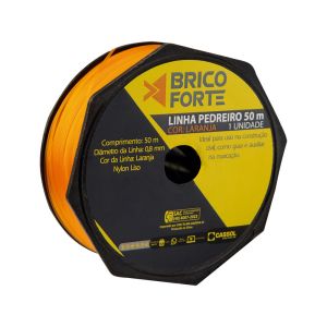 Linha para Pedreiro 50m Laranja Brico Forte
