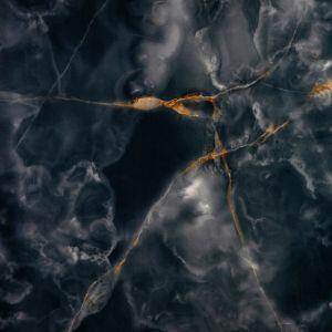 Porcelanato Onyx Neon Azul Preto Retificado Polido 80x160 Málaga