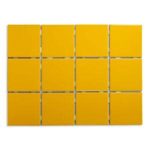 Revestimento Amarelo Bold Brilhante 10x10cm Strufaldi