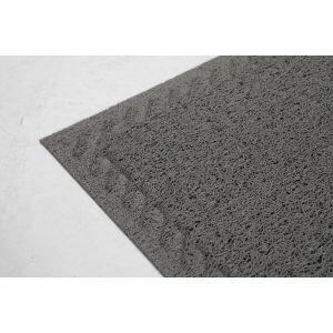 Capacho Vinil Light Rebaixo Cinza 40x60cm Kapazi