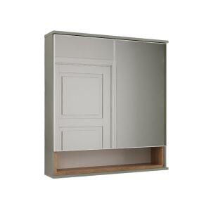 Espelheira para Banheiro MDF/MDP Mariana Verde Salvia 64,5cm C-Linea