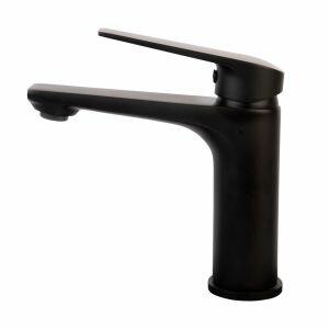 Torneira Misturador Monocomando para Banheiro de Mesa Bica Baixa 1/2" Arion Black Addra