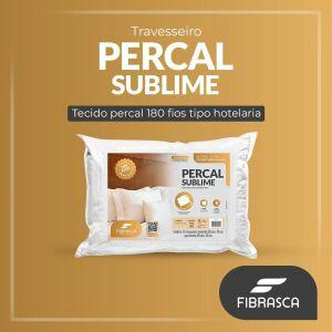 Travesseiro Percal Sublime 50x70cm Fibrasca