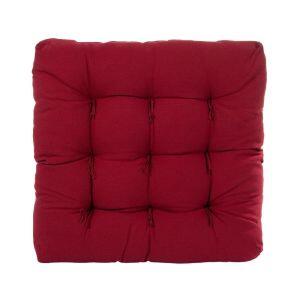 Almofada Artesanal Teares Futton 40x40cm Vermelho