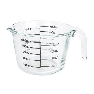 Jarra de Vidro Com Medidor Transparente 1L Casa&ideia