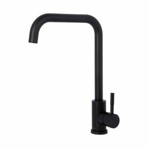 Torneira Misturador Monocomando para Cozinha de Mesa Coral Black Matte Addra