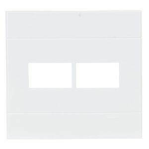 Placa 4"x4" Schneider Lunare 2 Módulos Branca