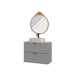 Gabinete para Banheiro MDF/MDP Milena Catedral Avela 78cm C-Linea