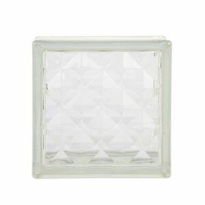 Tijolo de Vidro 19x19x8cm Jewel Clear Incolor Vitraltec