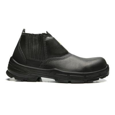Botina de Couro Nº 38 Eletricista Composite Preto Bracol