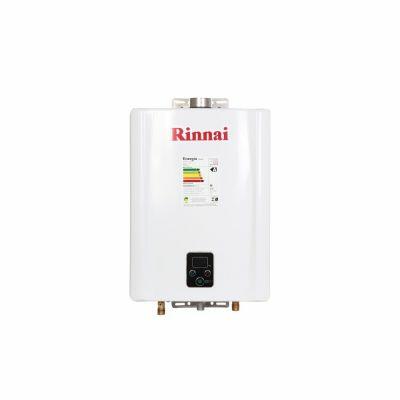 Aquecedor de &Aacute;gua a G&aacute;s Glp Digital 21L/min Branco Rinnai