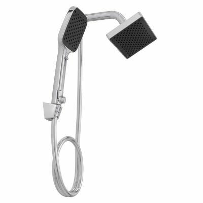 Chuveiro Retangular de Parede Com Desviador Flex Plus 20cm Cromado Deca
