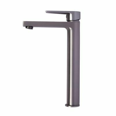Torneira Misturador Monocomando para Banheiro de Mesa Bica Alta Livo N&iacute;quel Escovado Addra