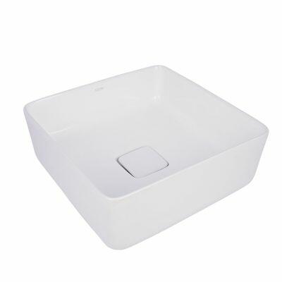 Cuba para Banheiro de Apoio Quadrada 31cmx31cm Livo Branca Addra