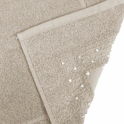 Toalha de Piso Sofisticata Premium Bege 45x70cm Atlântica