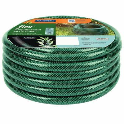 Mangueira Flex sem Esguicho 50m Verde Tramontina