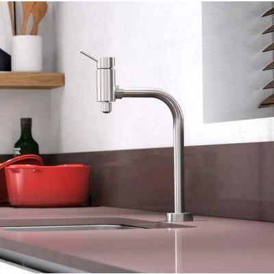 Torneira Misturador Monocomando para Cozinha de Mesa Bica Alta 1/2" Lóggica Coldstart Cromado Docol