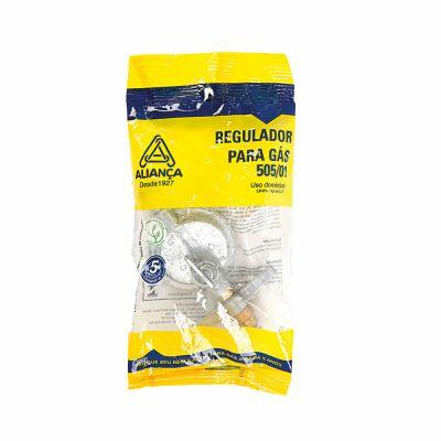 Regulador de Gás Aliança sem Manga 505/01 1Kg/h Regulador de Gás Aliança sem Manga 505/01 1Kg/h
