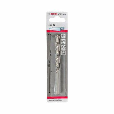 Broca Aço Rápido HSS-G DIN 338 para Metais 8,5mm Bosch